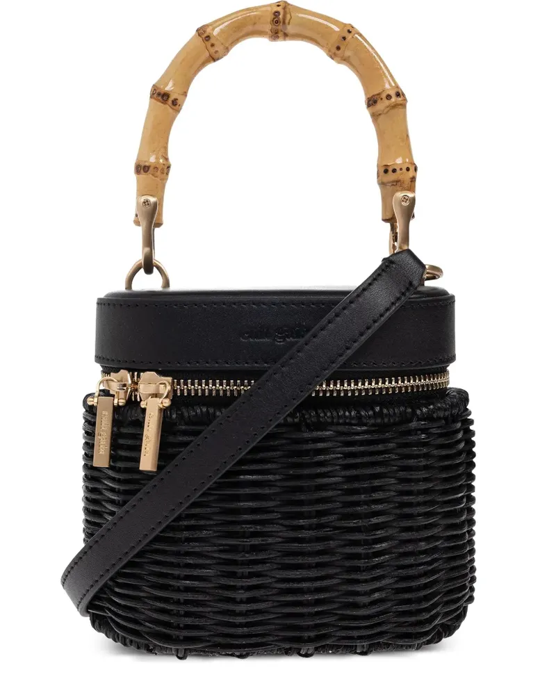 Cult Gaia Tote Bag mit Bambushenkeln - Schwarz Schwarz