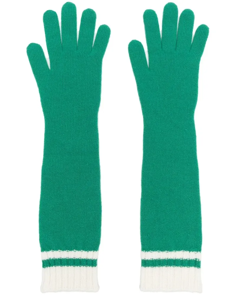 Alberta Ferretti Lange Handschuhe - Grün Grün
