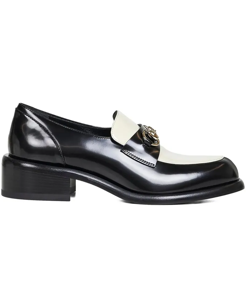 Gucci 35mm Horsebit almond-toe loafers - Schwarz Schwarz