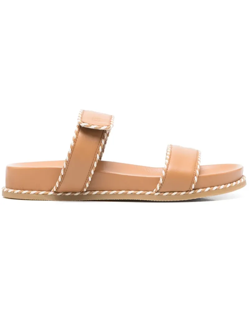 Emporio Armani Sandalen aus Leder - Braun Braun