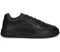 Sneakers mit Logo-Stickerei - Schwarz