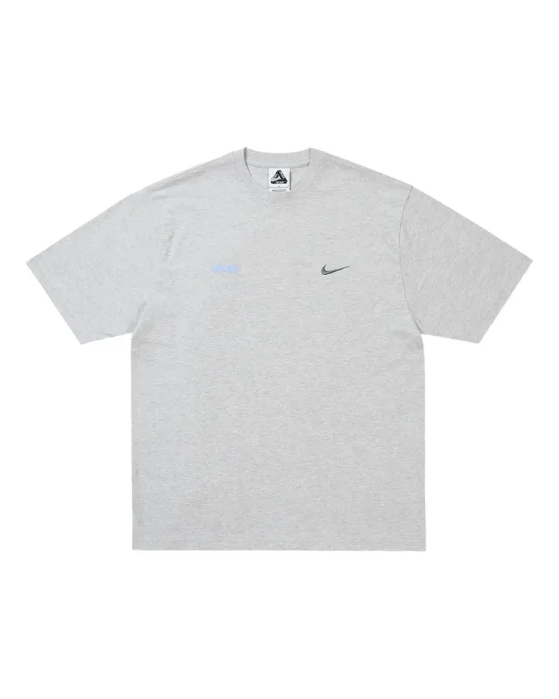 PALACE x Nike Swoosh-print T-shirt - Grau Grau