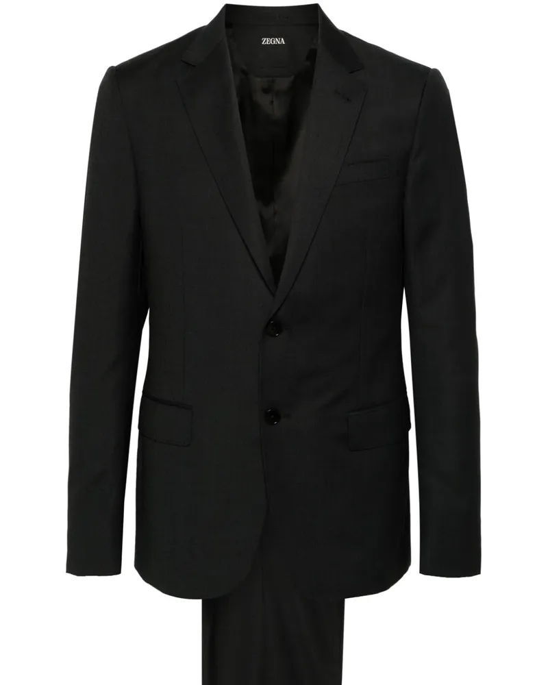 Ermenegildo Zegna Zweiteiliger Anzug - Schwarz Schwarz