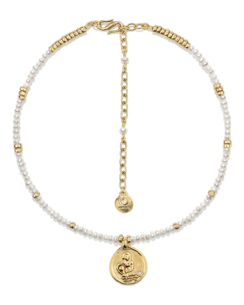 Goossens Paris Astro Aquarius Pearls Halskette - Gold Gold