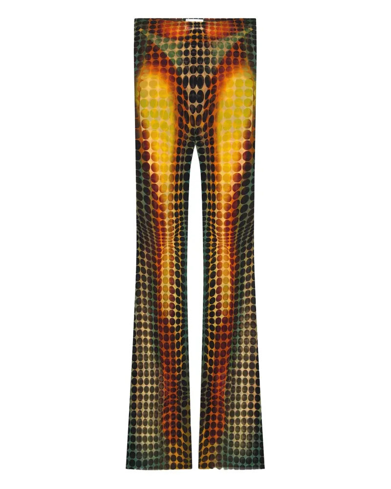 Jean Paul Gaultier Re-edition flared trousers - Gelb Gelb