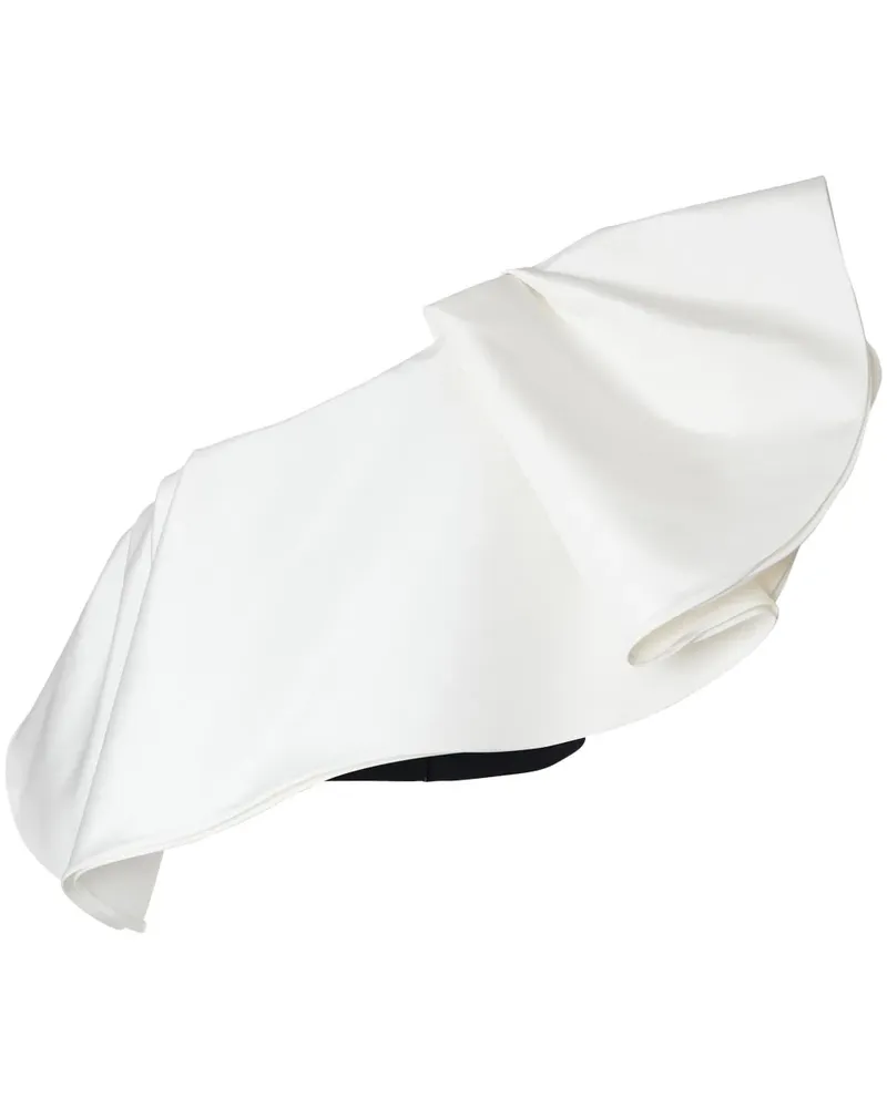 Carolina Herrera New York Asymmetrisches Tanktop - Weiß Weiß