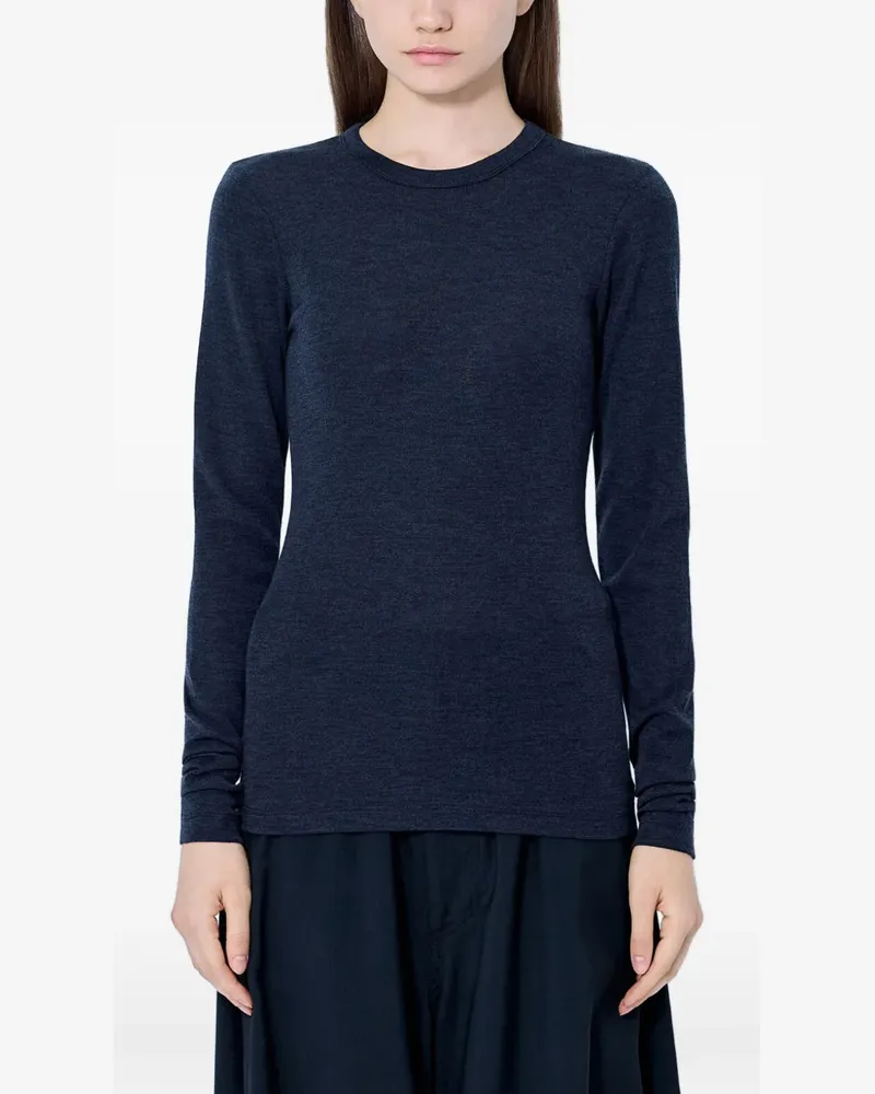 Róhe crew-neck long-sleeve top - Grau Grau