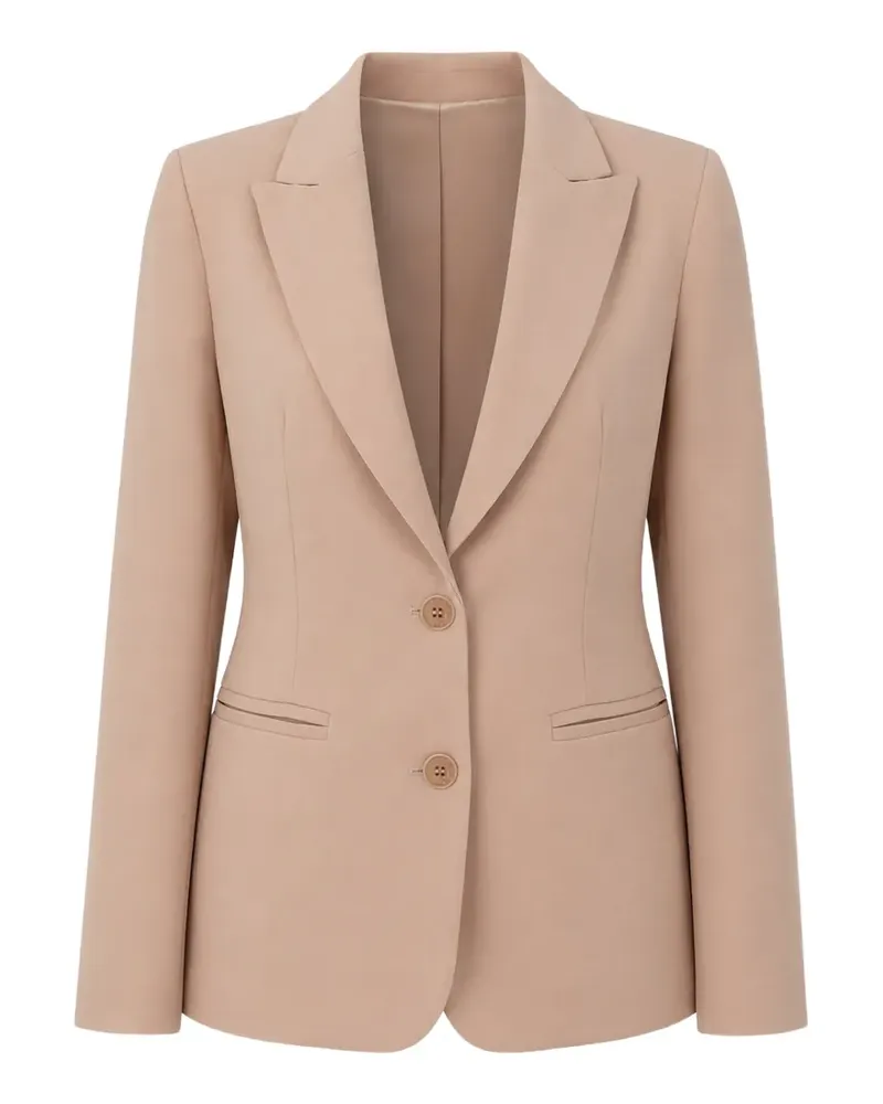 Kaos peak-lapels single-breasted blazer - Nude Nude