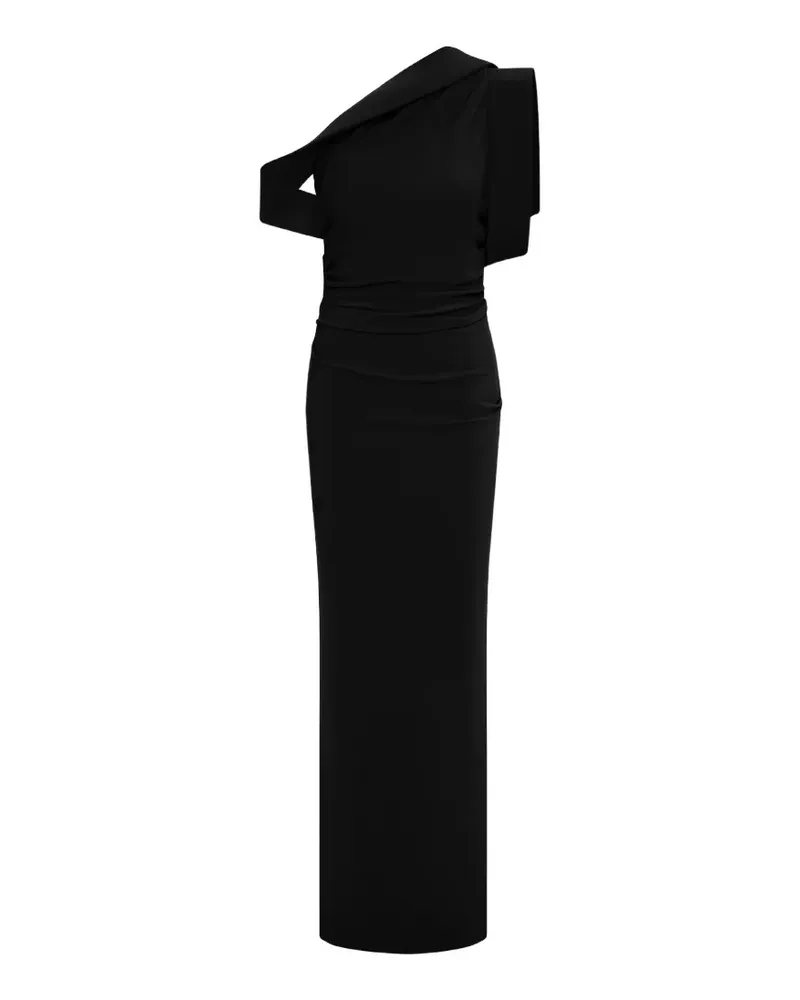 Rachel Gilbert Rowana One-Shoulder-Abendkleid - Schwarz Schwarz