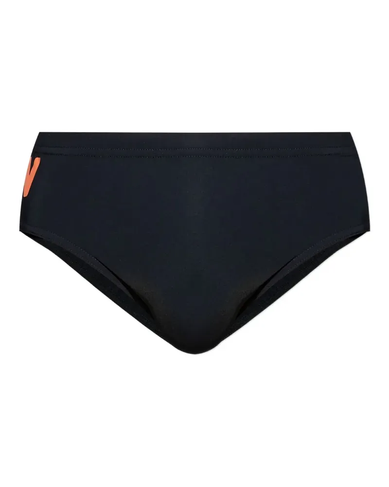 Dsquared2 Badehose mit Logo-Print - Schwarz Schwarz