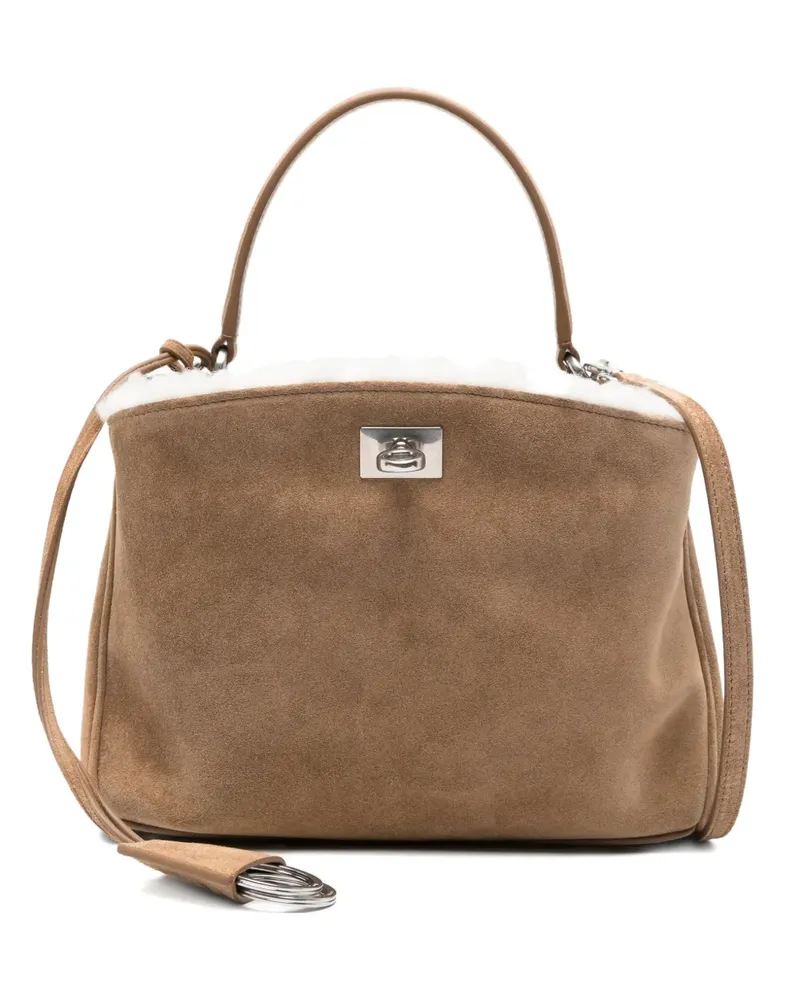 Balenciaga mini Rodeo tote bag - Braun Braun