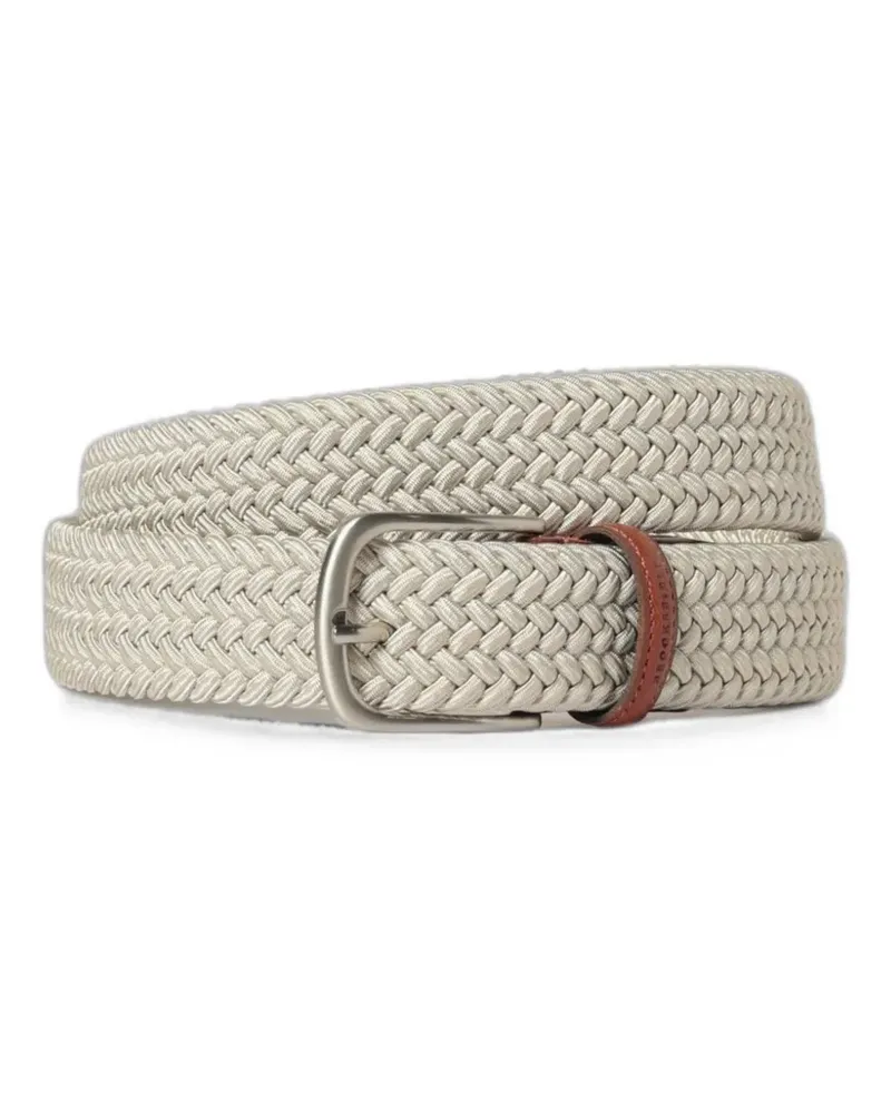 Brooksfield woven stretch belt - Nude Nude