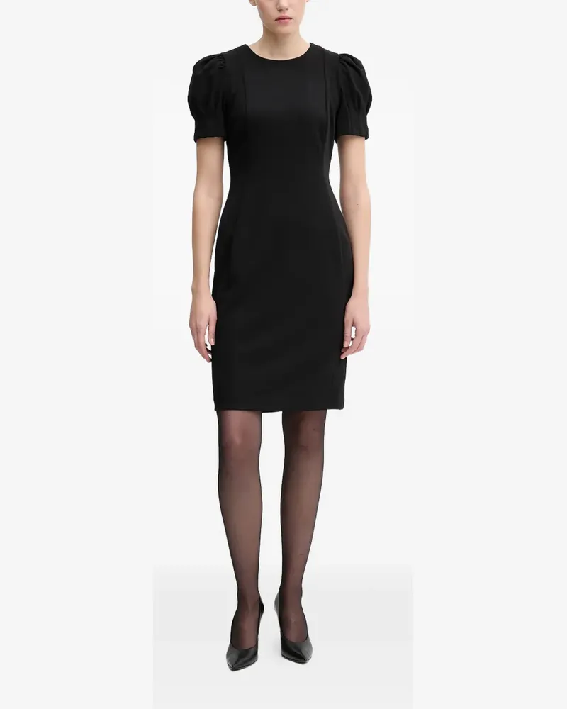 DKNY puff-sleeve mini dress - Schwarz Schwarz
