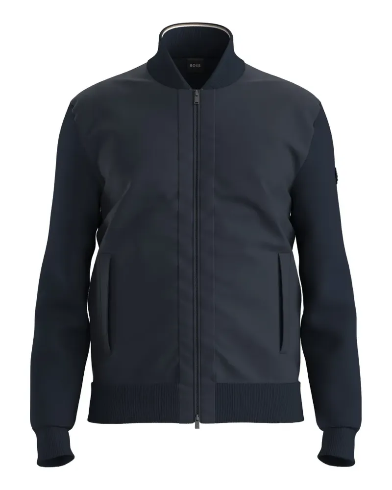 HUGO BOSS Bomberjacke mit Reißverschluss - Blau Blau