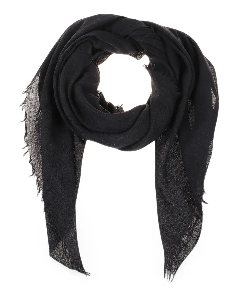 Destin Emily frayed-edge scarf - Blau Blau