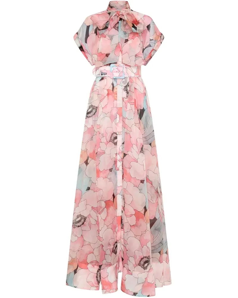 Rebecca Vallance Abendkleid mit Print - Rosa Rosa