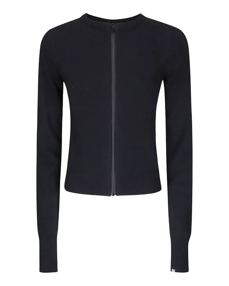 extreme cashmere Tangerine zip-up cardigan - Schwarz Schwarz