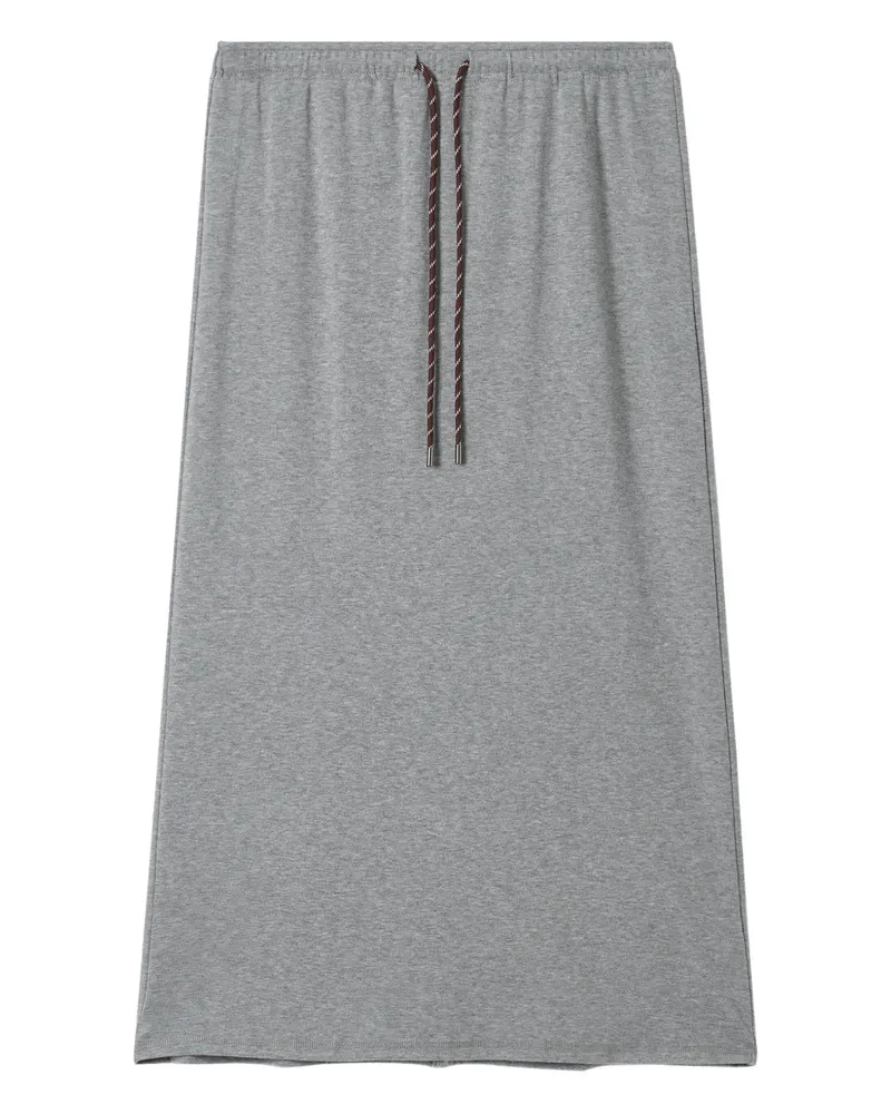 Tout a Coup Midirock mit Kordelzug - Grau Grau