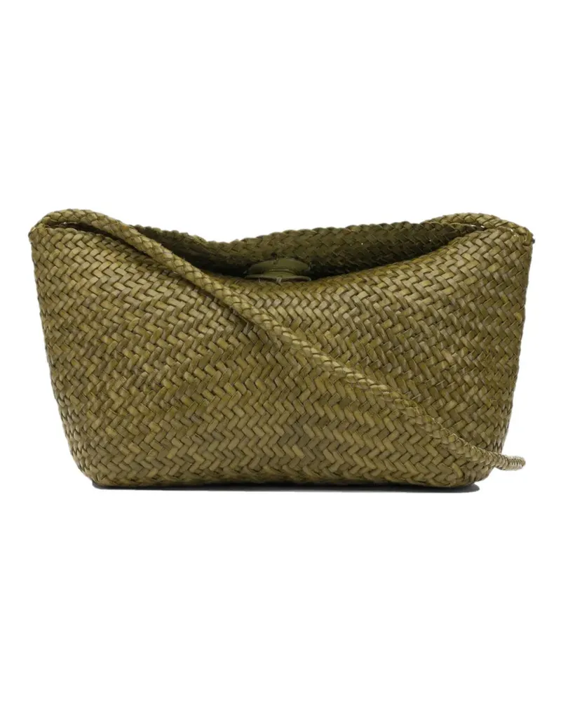 Dragon Diffusion Corsina woven shoulder bag - Grün Grün