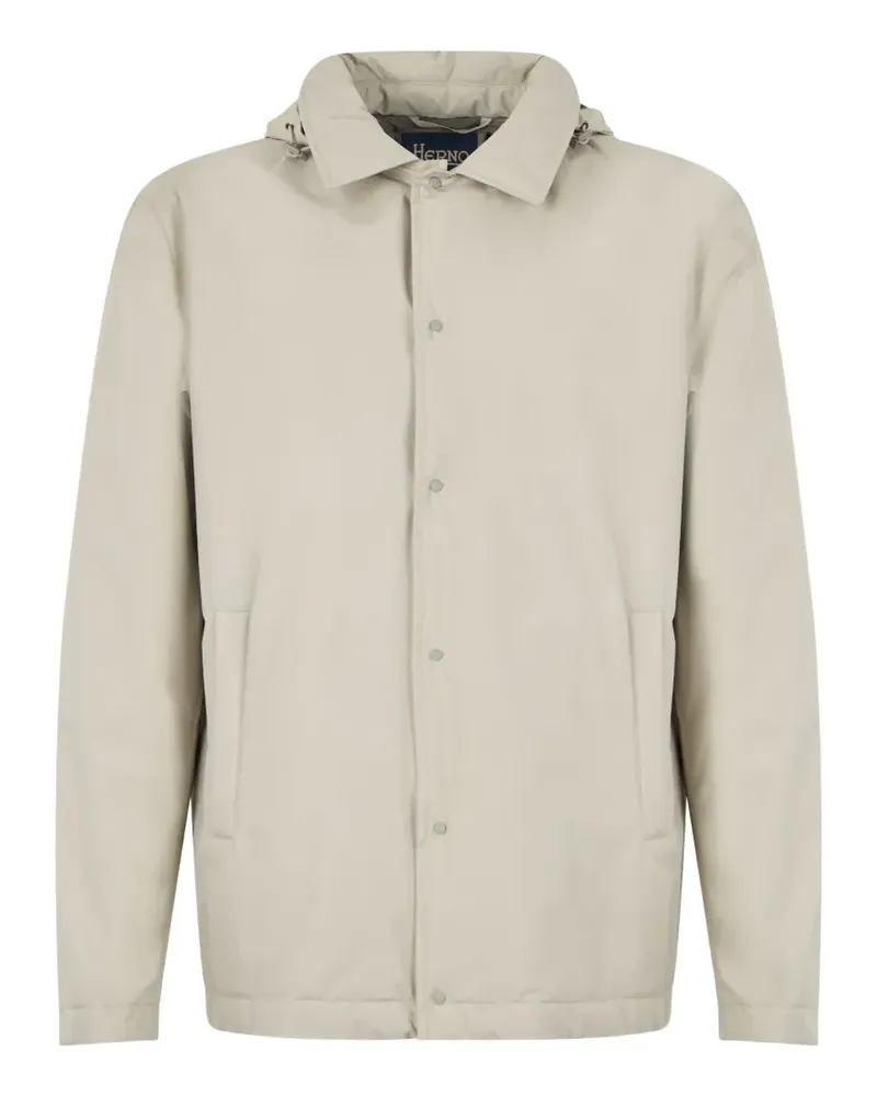 Herno Kapuzenjacke mit Knöpfen - Nude Nude