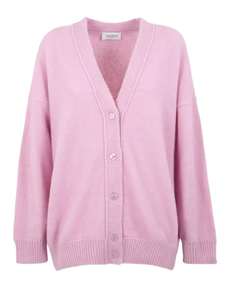 Laneus Cardigan mit V-Ausschnitt - Rosa Rosa