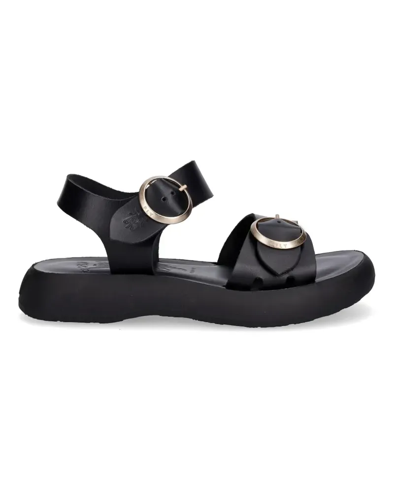 Fly London buckle-fastening leather sandals - Schwarz Schwarz