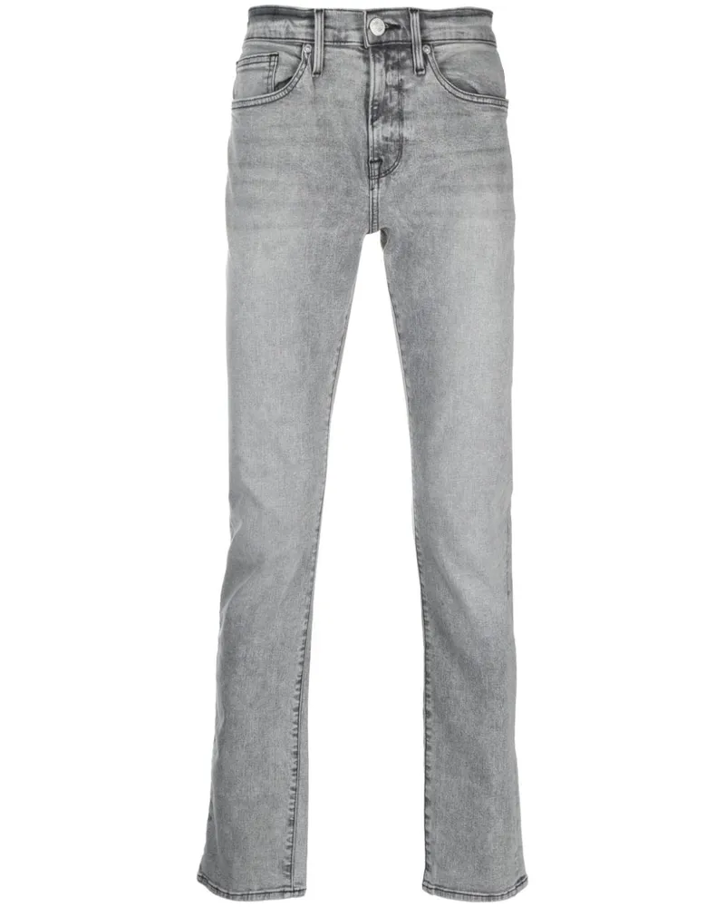 Frame Denim Tief sitzende Skinny-Jeans - Grau Grau