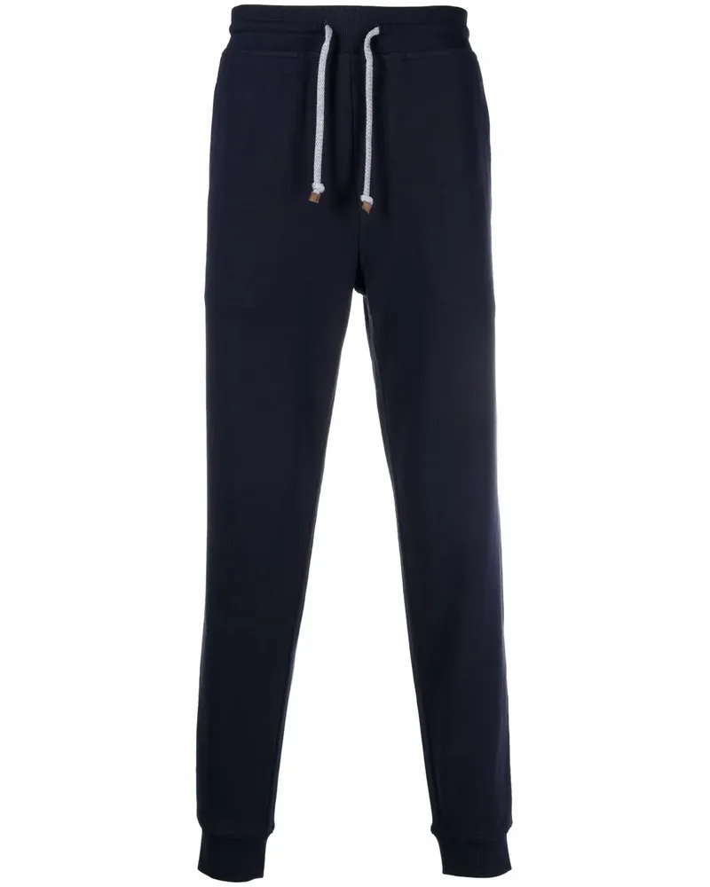 Brunello Cucinelli Jogginghose im Tapered-Design - Blau Blau