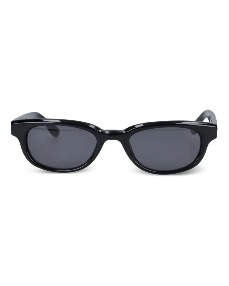 CHIMI Lyra Sonnenbrille mit ovalem Gestell - Schwarz Schwarz