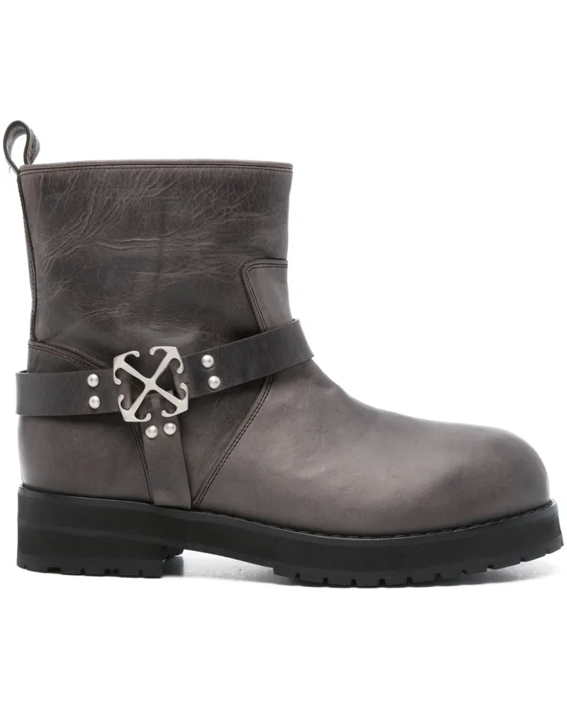 OFF-WHITE Off Track Stiefel - Grau Grau