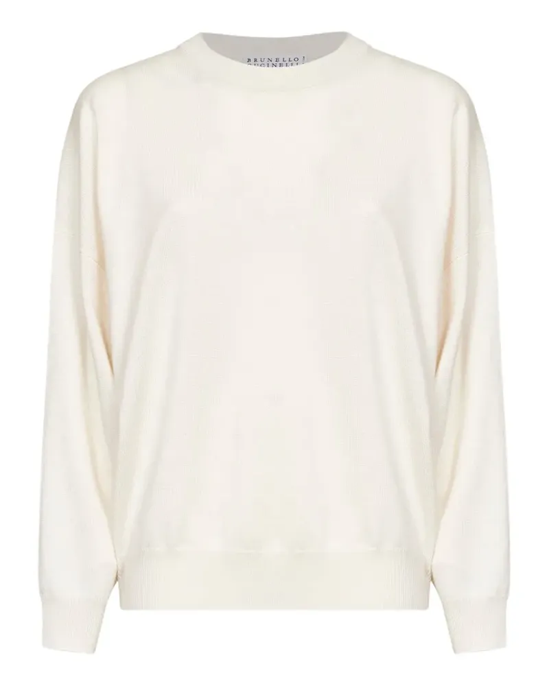 Brunello Cucinelli Pullover mit Monili-Besatz - Nude Nude