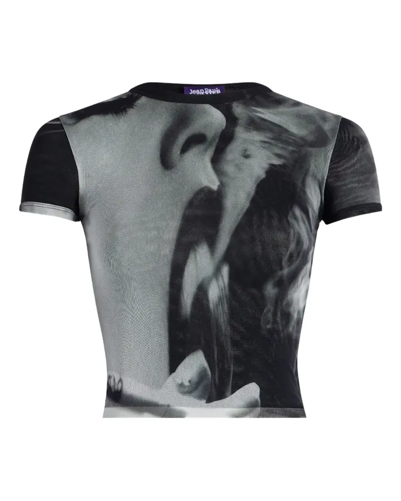 Jean Paul Gaultier women-print T-shirt - Schwarz Schwarz