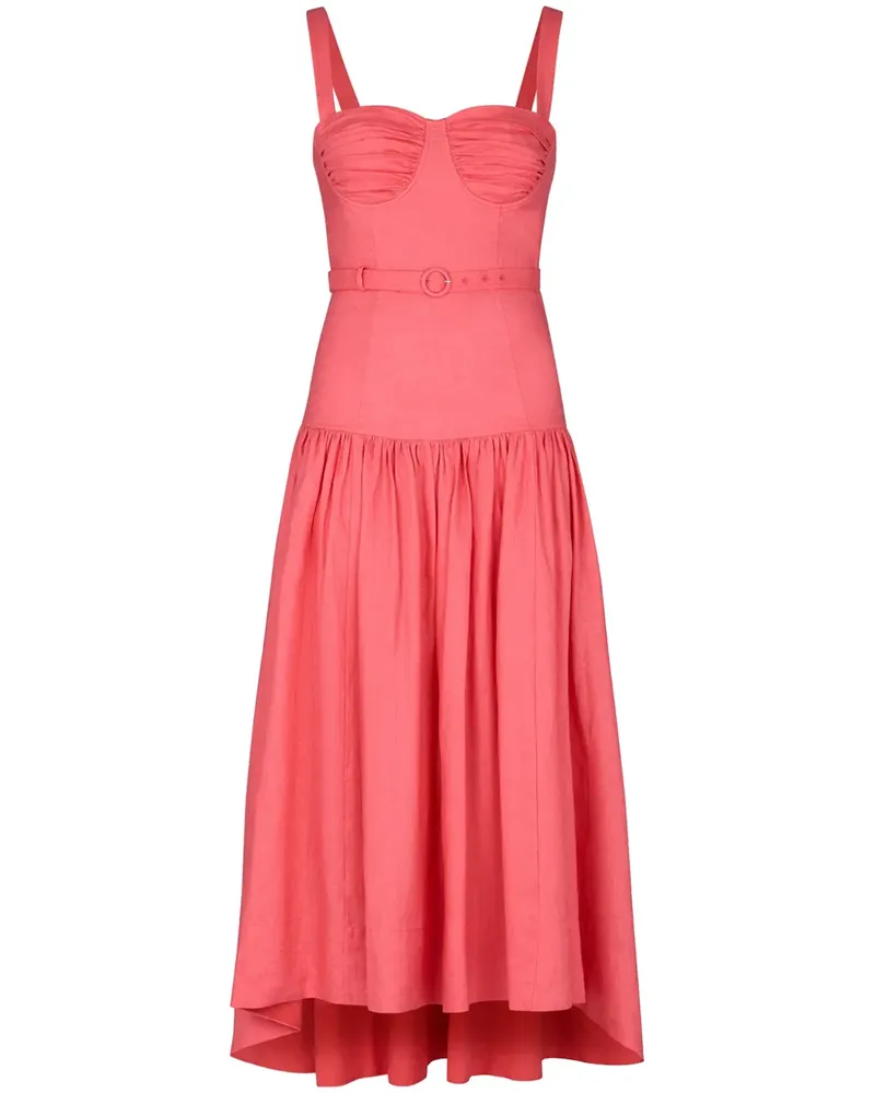 NICHOLAS Drenica Midikleid - Rosa Rosa