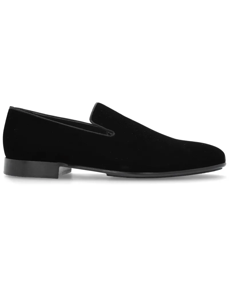 Etro Loafer aus Wildleder - Schwarz Schwarz