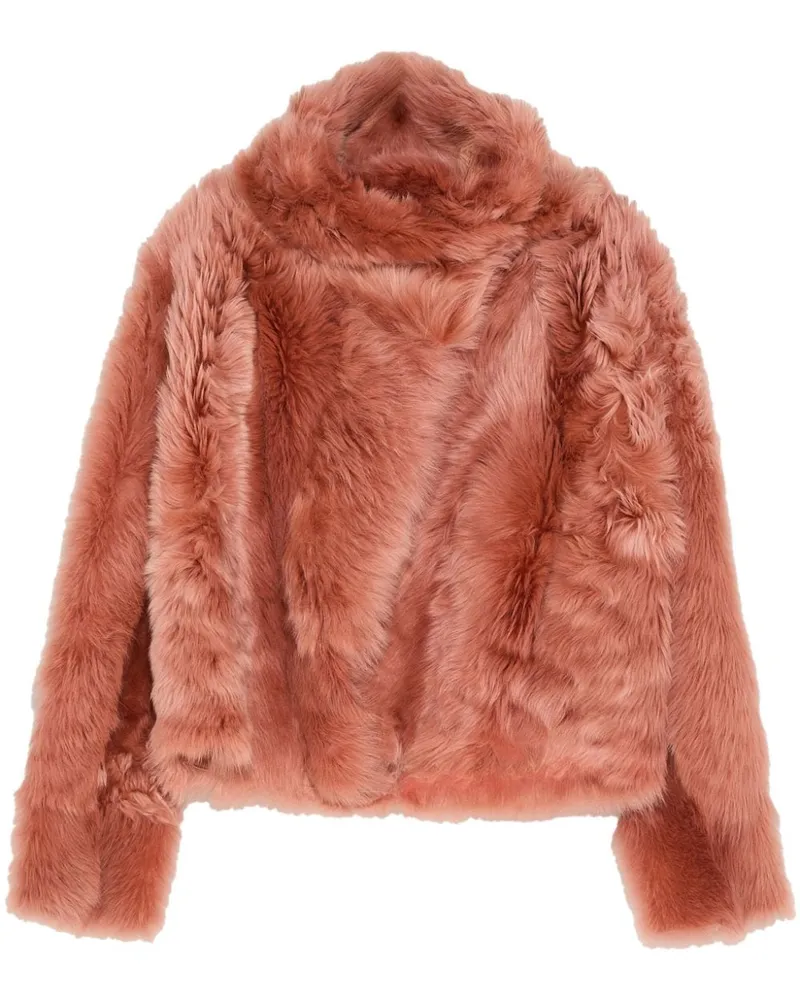 Yves Salomon Toscana Jacke - Rosa Rosa