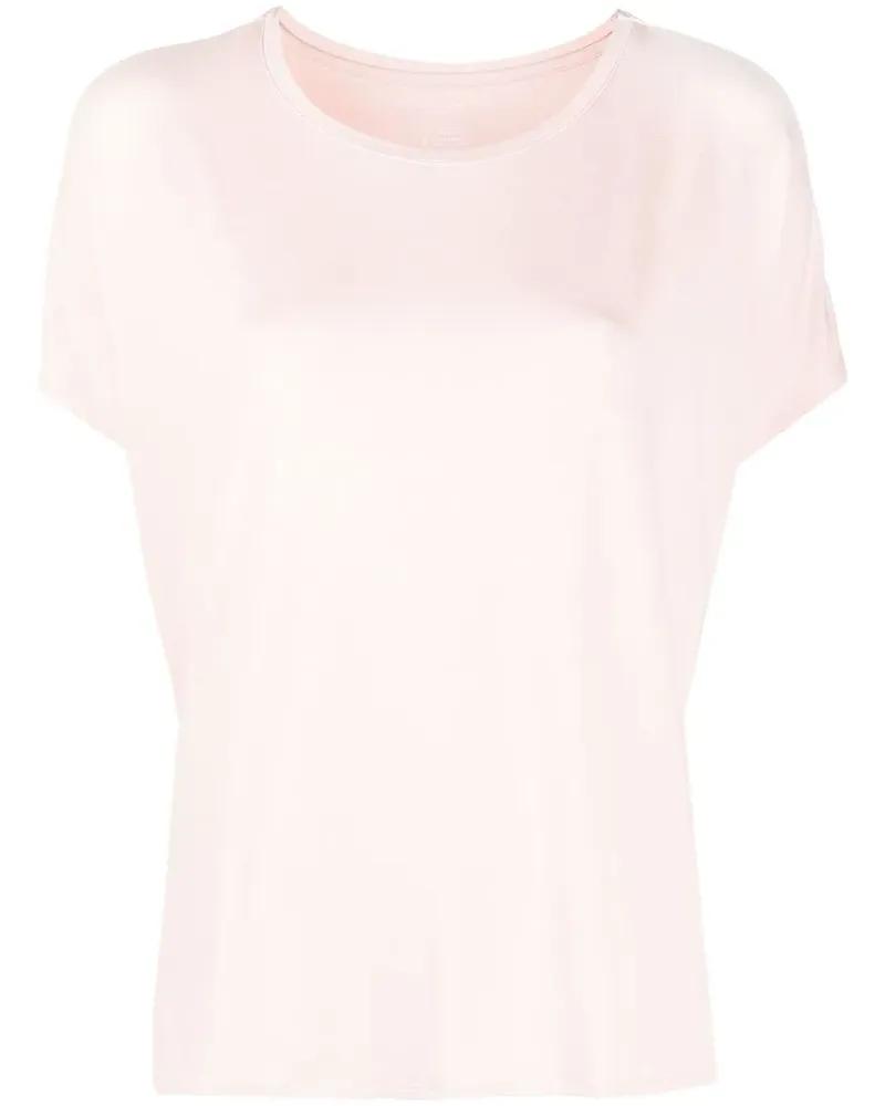 Majestic Kastiges T-Shirt - Rosa Rosa
