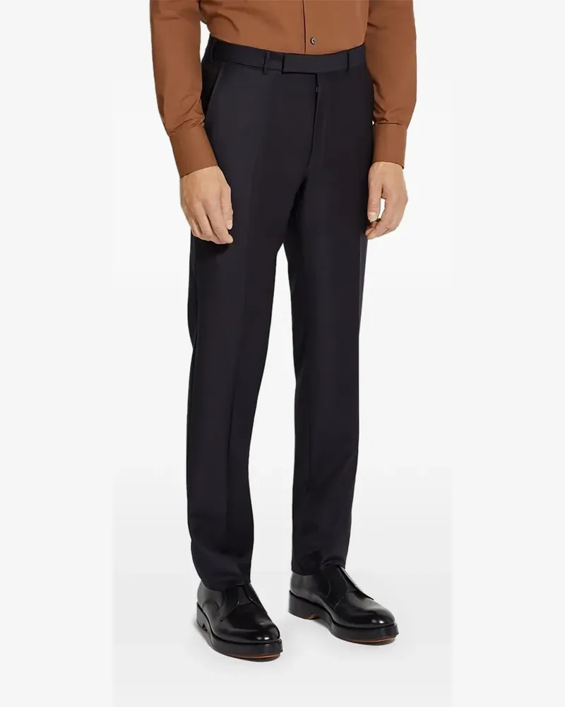 Ermenegildo Zegna Hose mit Gürtelschlaufen - Schwarz Schwarz