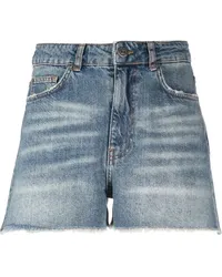 Twin-Set Jeans-Shorts mit Stone-Wash-Effekt Blau