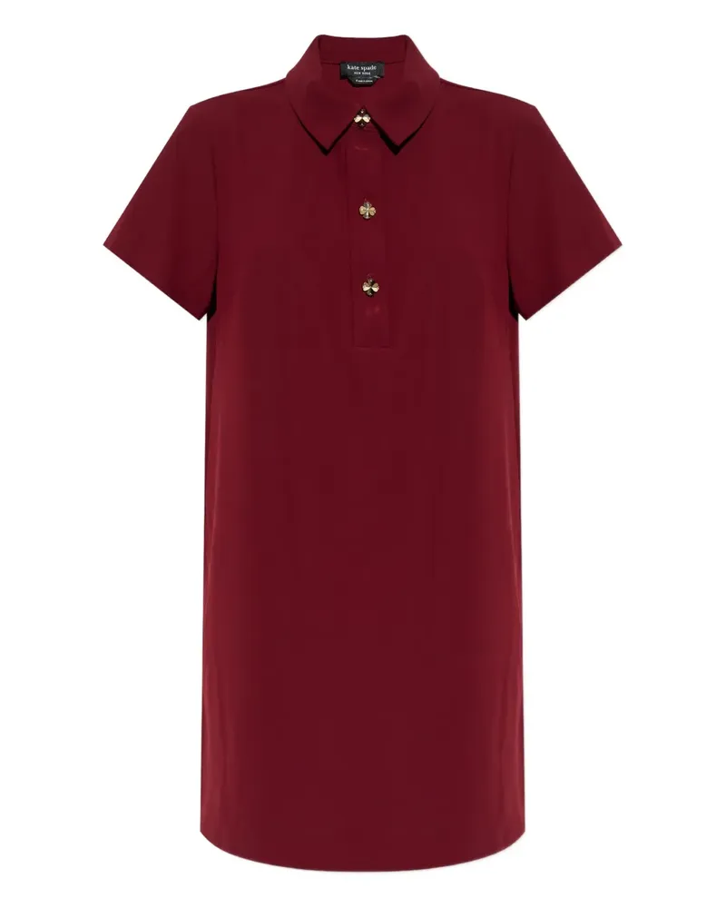 Kate Spade collared button mini dress - Rot Rot