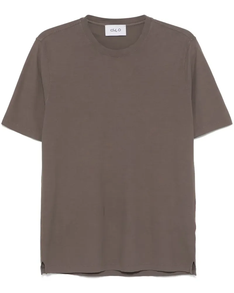 D4.0 Klassisches T-Shirt - Braun Braun