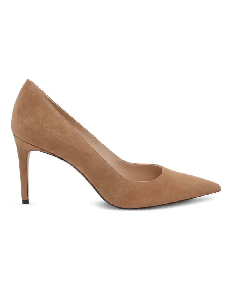 Stuart Weitzman Stuart Power Pumps mit spitzer Kappe - Nude Nude