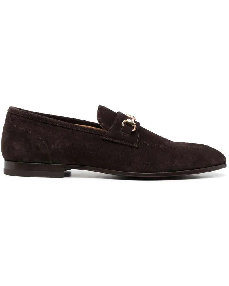 Scarosso Penny-Loafer aus Wildleder - Braun Braun
