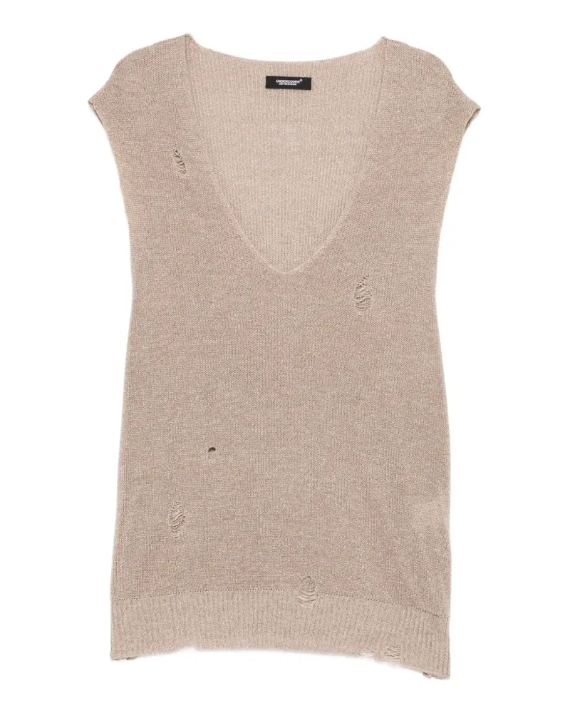 Undercover Gestrickter Pullunder - Braun Braun