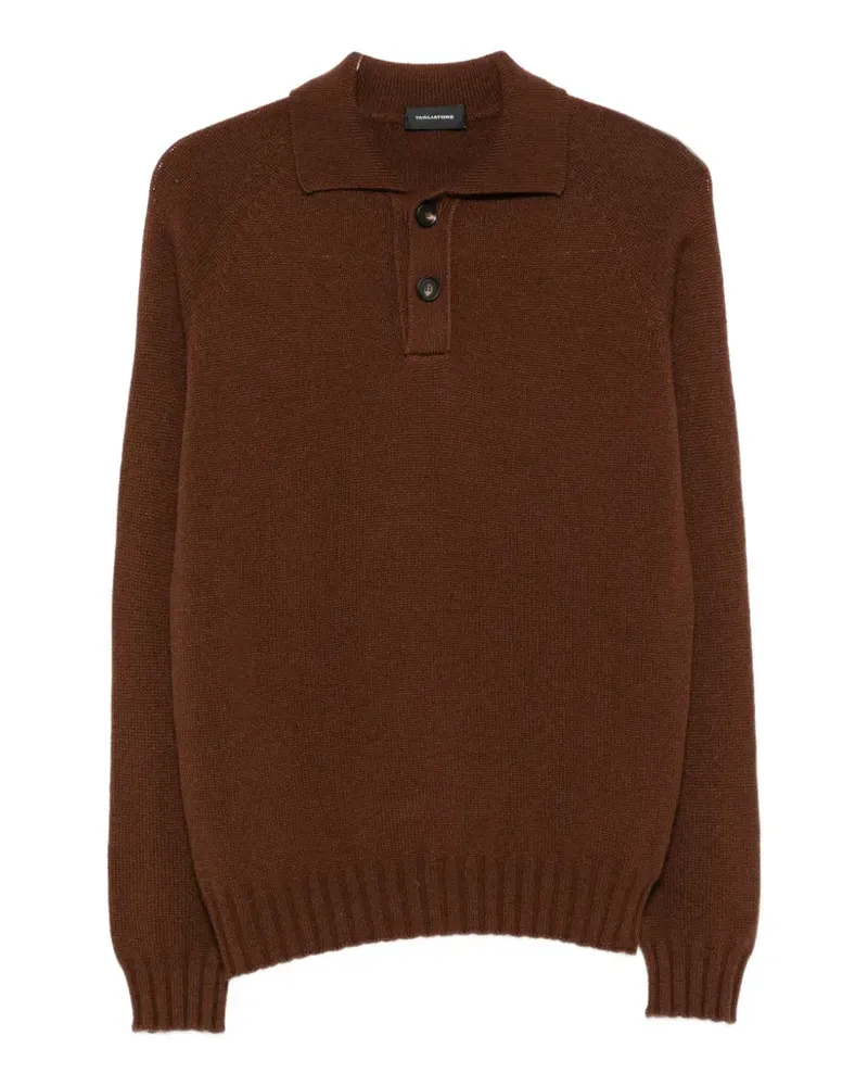 Tagliatore raglan-sleeves polo shirt - Braun Braun
