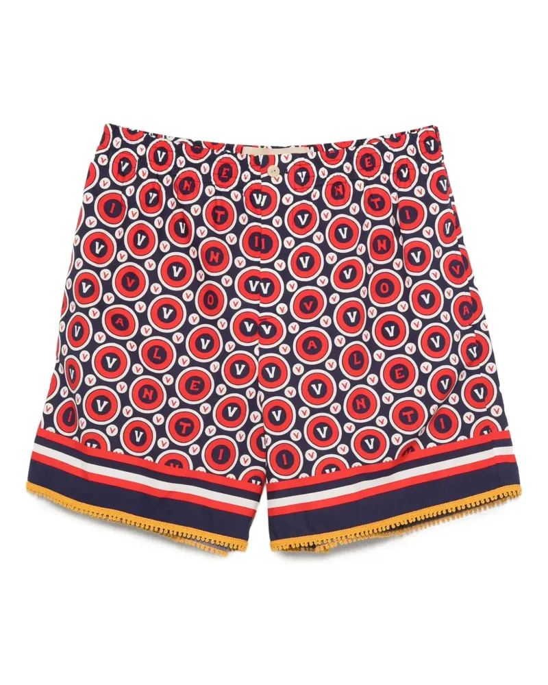 Valentino Garavani Shorts mit Monogrammmuster - Weiß Weiß