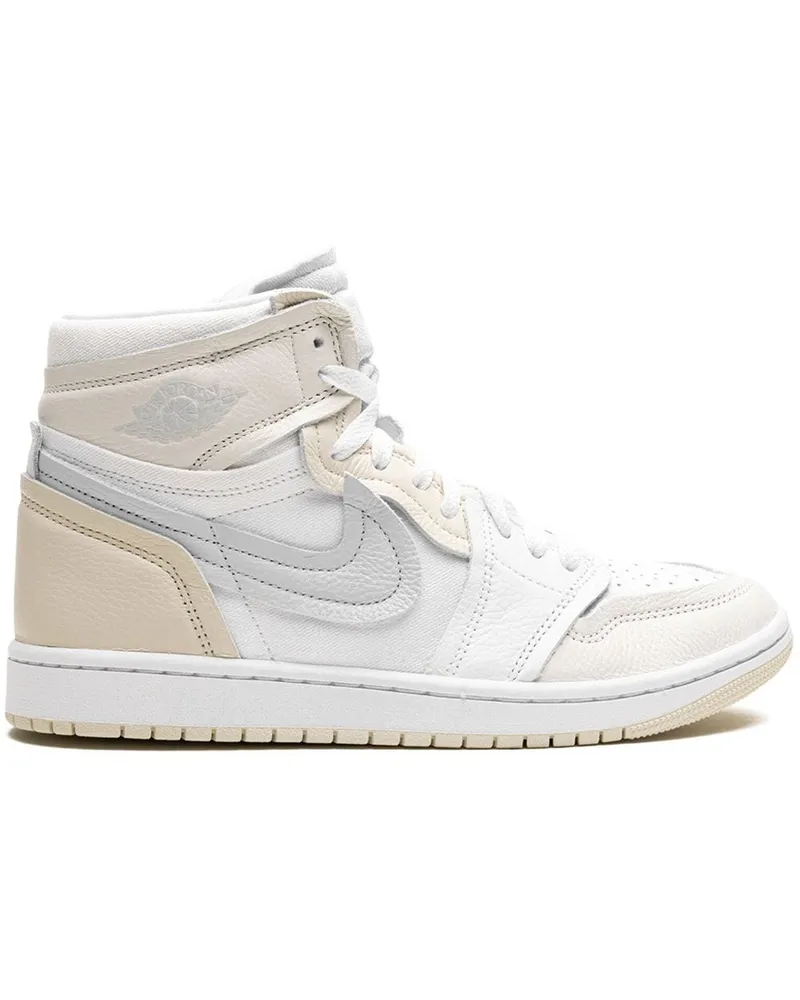 Jordan Air  1 Mid Coconut Milk Sneakers - Nude Nude