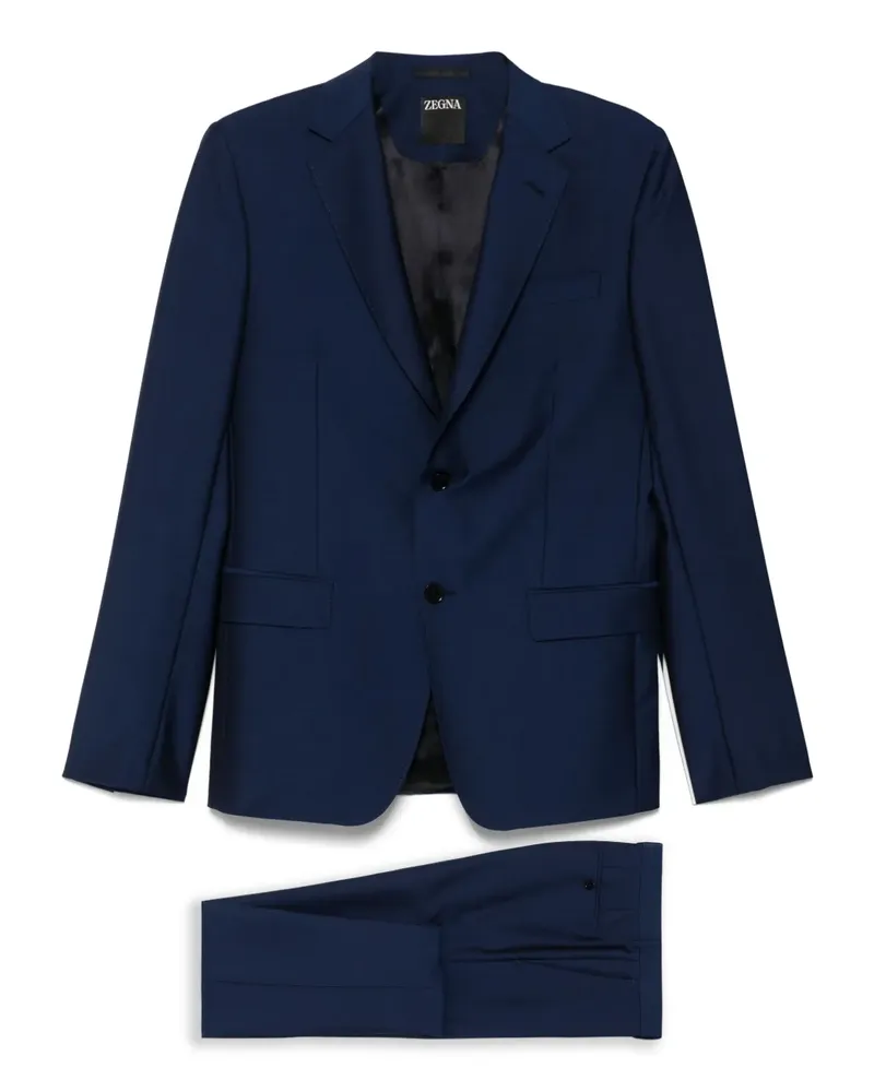 Ermenegildo Zegna Einreihiger Anzug - Blau Blau