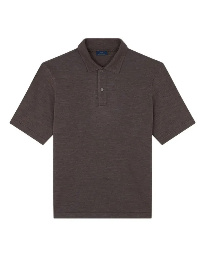 Paul & Shark fine-knit polo shirt - Braun Braun