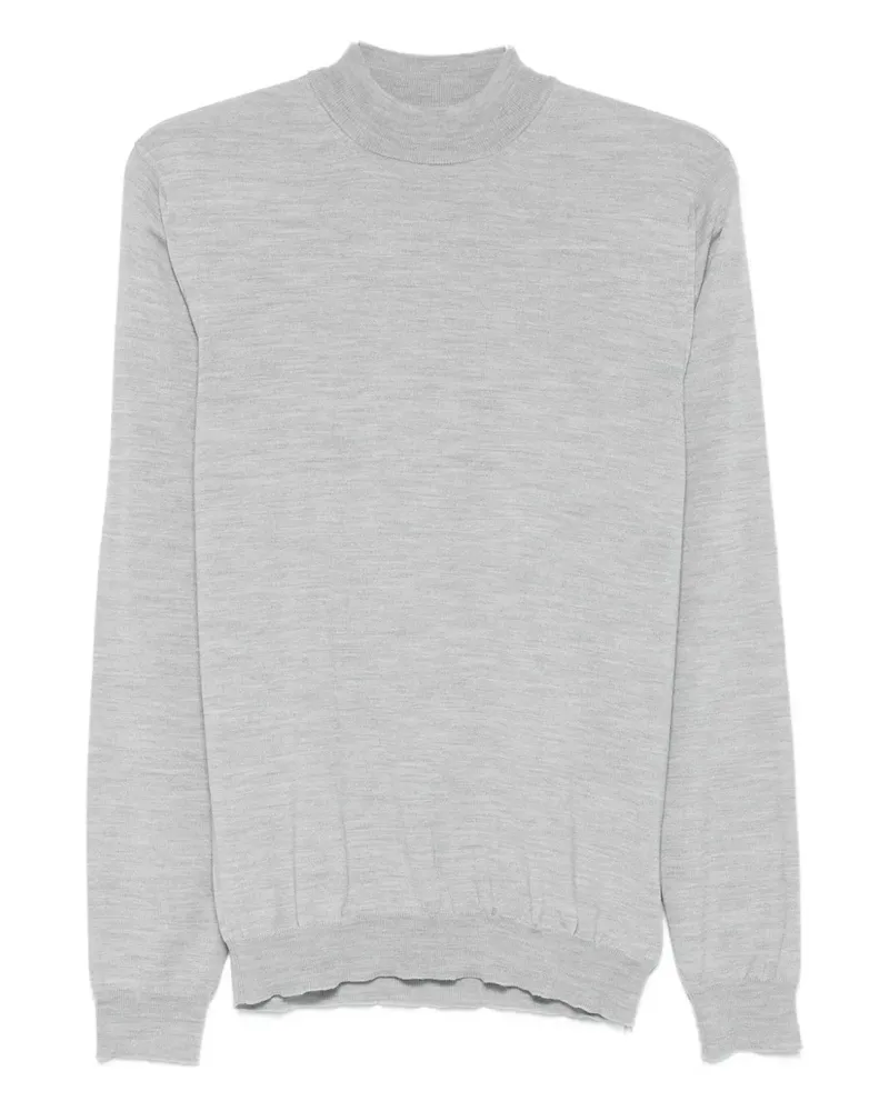 Zanone Pullover mit Stehkragen - Grau Grau