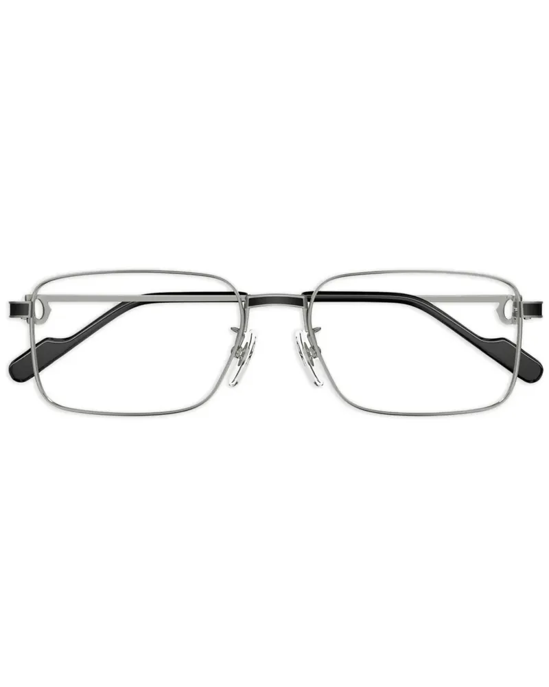 Cartier Brille mit geometrischem Gestell - Grau Grau